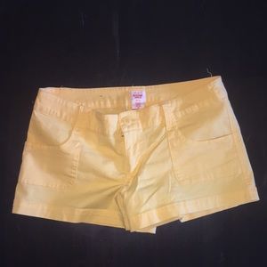Mossimo yellow shorts